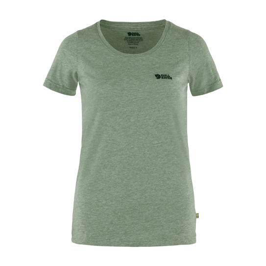 Camiseta-feminina-fjallraven-logo-patina-melage-green-F83509-F614-999_1